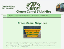 Tablet Screenshot of greencamel.ie